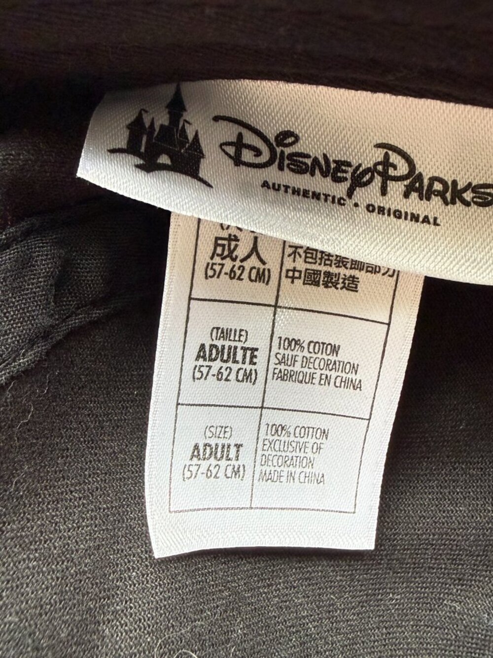 Disney Parks Minnie Mouse Bling Bow Hat Black Red Cap - Picture 3 of 6